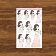 Secret Garden | Shades of Pink | Just Dolls Sticker | J302