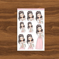 Sweet Stems | Shades of Pink | Just Dolls Sticker | J303