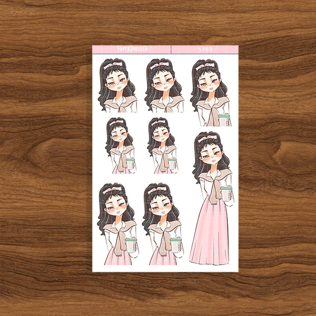 Sweet Stems | Shades of Pink | Just Dolls Sticker | J303
