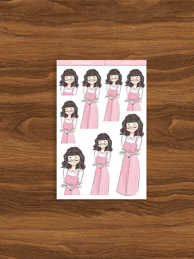 Blooms | Shades of Pink | Just Dolls Sticker | J304