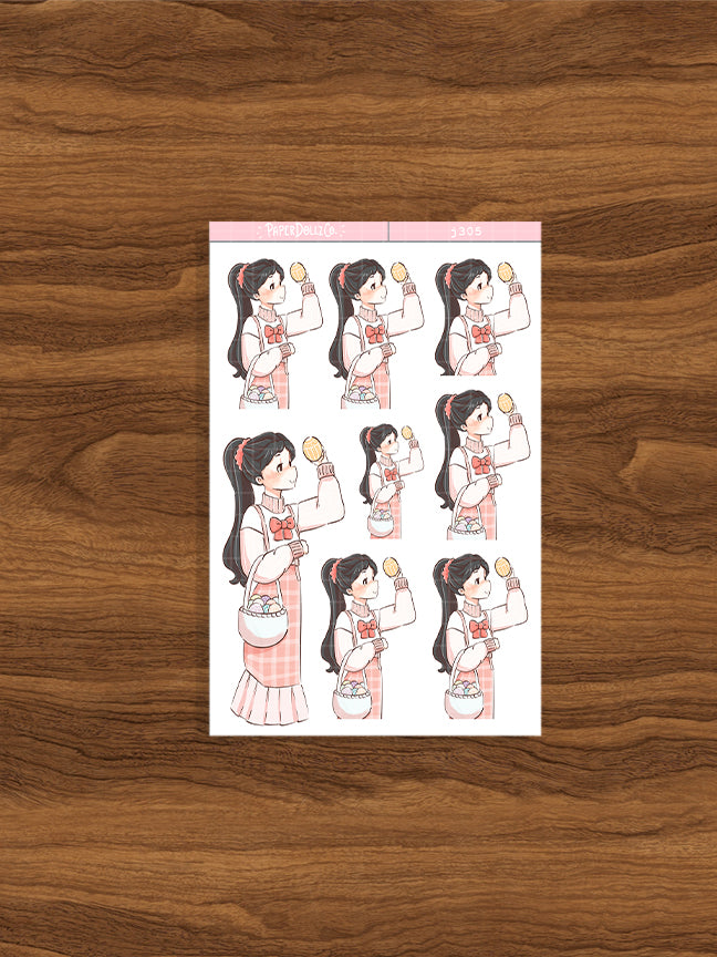 Happy Petals | Shades of Pink | Just Dolls Sticker | J305