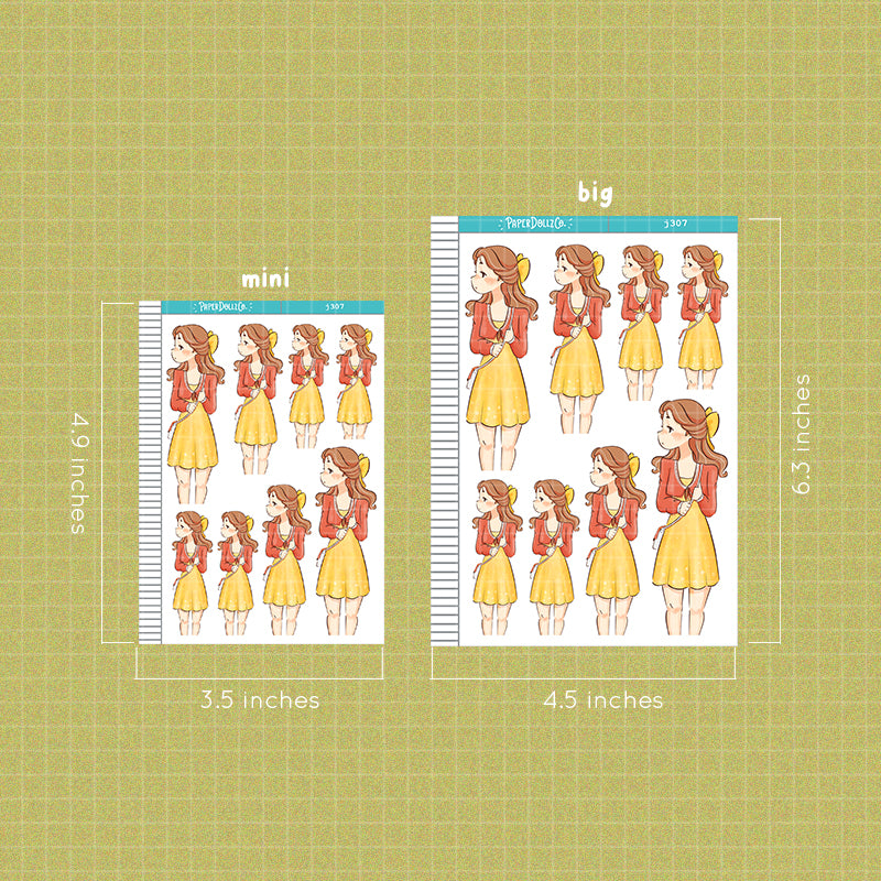 Sun-sational | Summer Princess | Just Dolls Sticker | J307