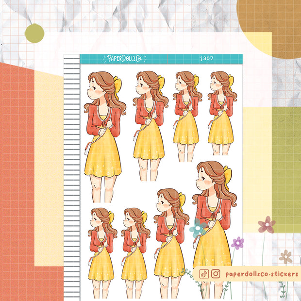 Sun-sational | Summer Princess | Just Dolls Sticker | J307