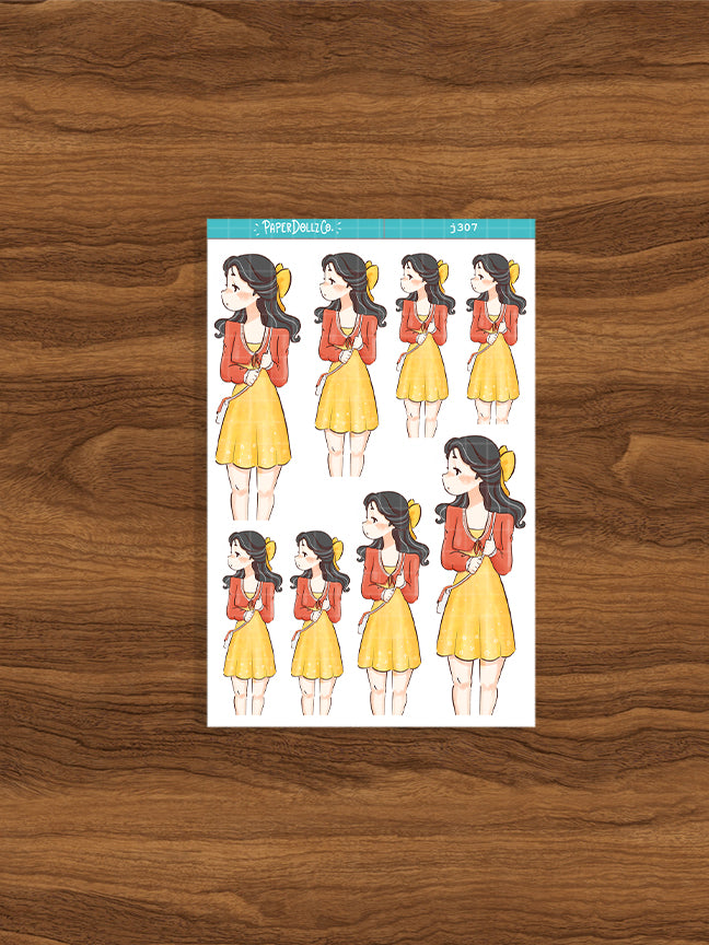 Sun-sational | Summer Princess | Just Dolls Sticker | J307