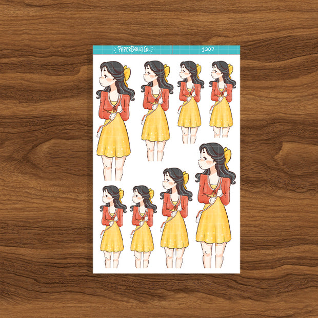 Sun-sational | Summer Princess | Just Dolls Sticker | J307