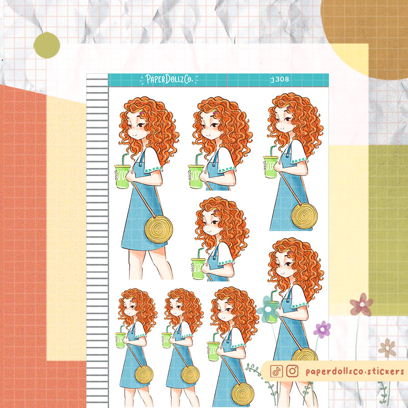 Sun-drenched | Summer Princess | Just Dolls Sticker | J308