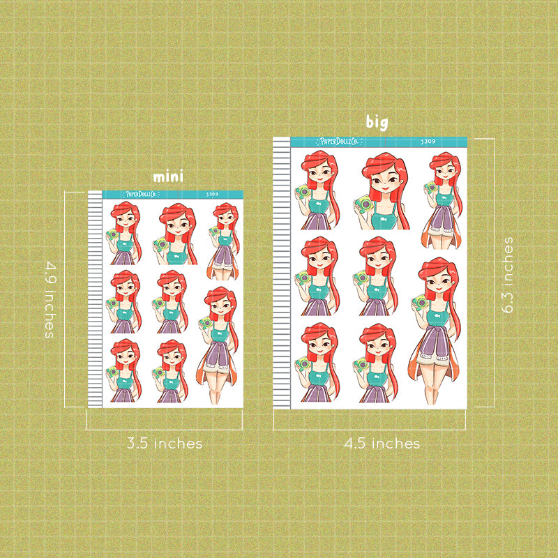 Sun-kissed | Summer Princess | Just Dolls Sticker | J309