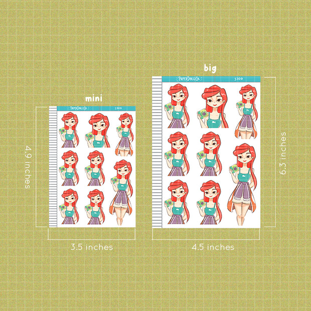 Sun-kissed | Summer Princess | Just Dolls Sticker | J309