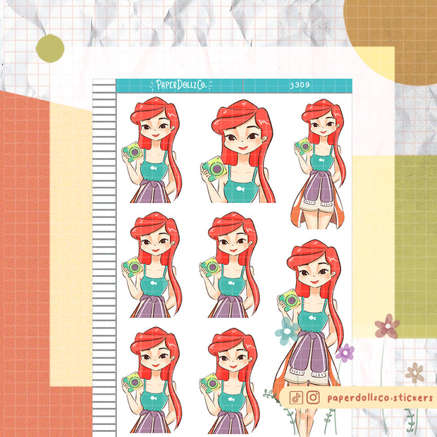 Sun-kissed | Summer Princess | Just Dolls Sticker | J309