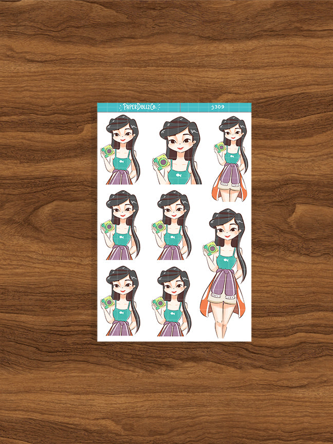 Sun-kissed | Summer Princess | Just Dolls Sticker | J309