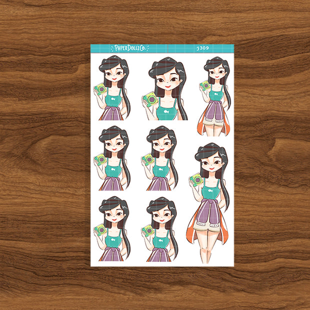 Sun-kissed | Summer Princess | Just Dolls Sticker | J309