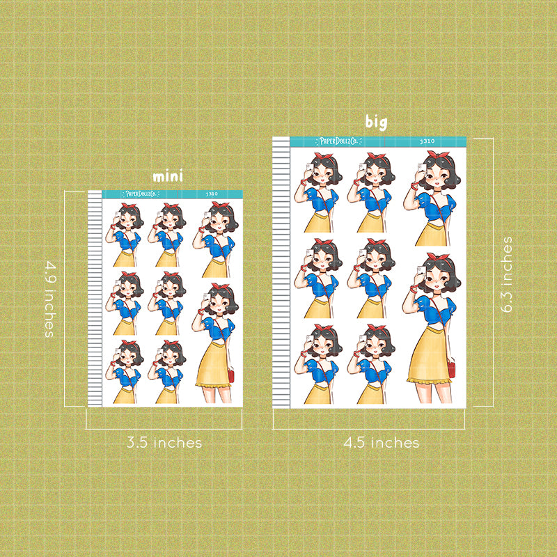 Sun-baked | Summer Princess | Just Dolls Sticker | J310