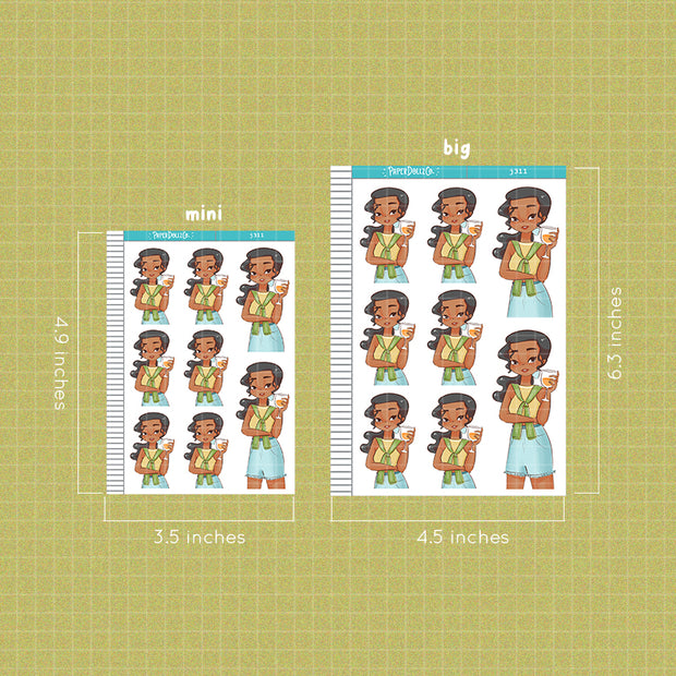Sun-filled | Summer Princess | Just Dolls Sticker | J311