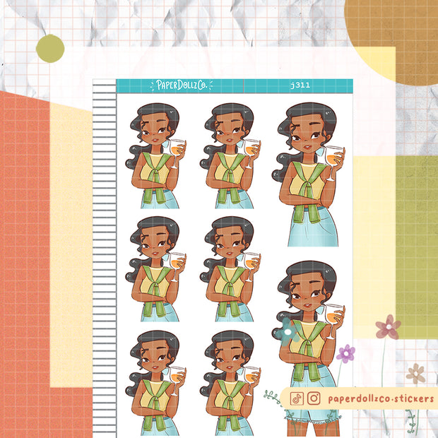 Sun-filled | Summer Princess | Just Dolls Sticker | J311