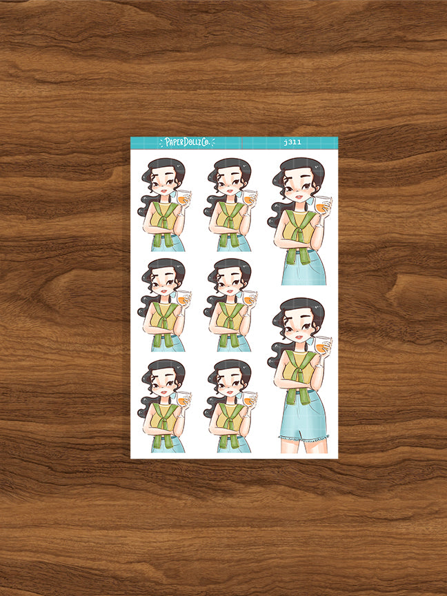 Sun-filled | Summer Princess | Just Dolls Sticker | J311