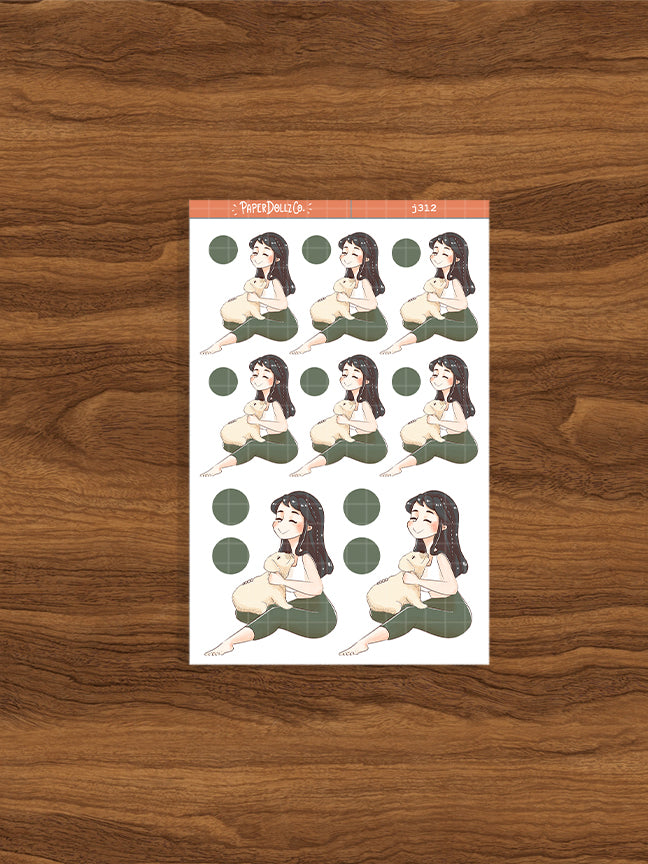 Labrador Retriever  | Fur In Love | Just Dolls Sticker | J312