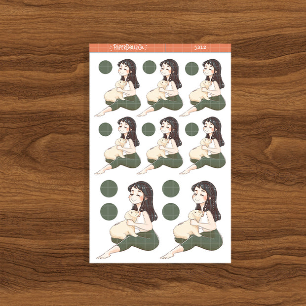 Labrador Retriever  | Fur In Love | Just Dolls Sticker | J312