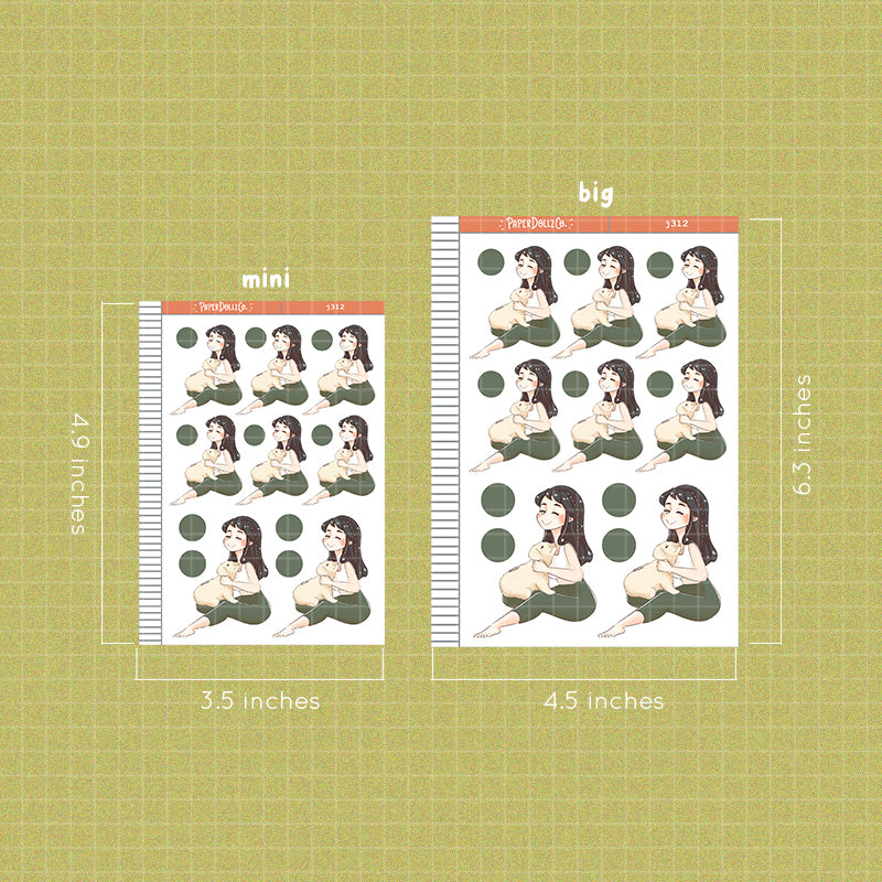Labrador Retriever  | Fur In Love | Just Dolls Sticker | J312
