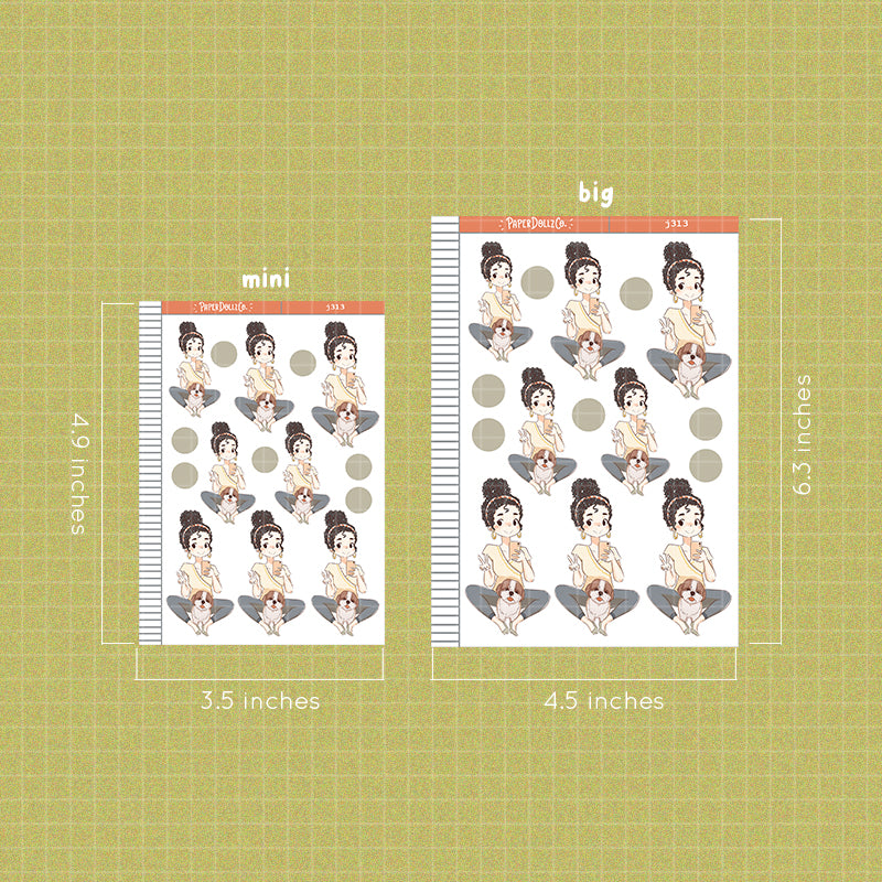 Shih Tzu  | Fur In Love | Just Dolls Sticker | J313