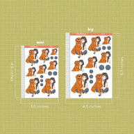 Golden Retriever  | Fur In Love | Just Dolls Sticker | J316