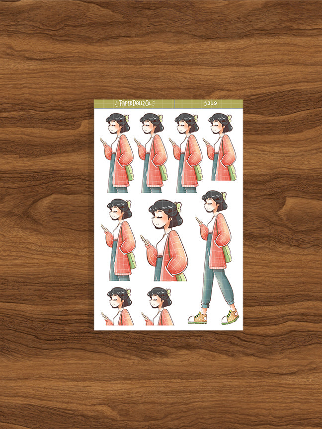 Competent Student | School Is Cool | Just Dolls Sticker | J319