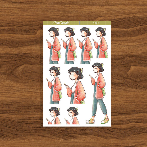 Competent Student | School Is Cool | Just Dolls Sticker | J319