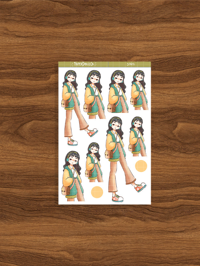 Inspired Student | School Is Cool | Just Dolls Sticker | J321
