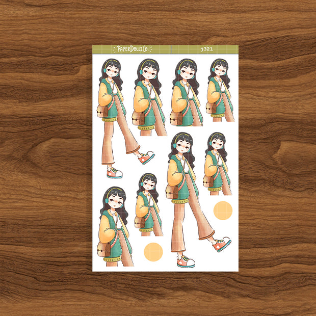 Inspired Student | School Is Cool | Just Dolls Sticker | J321