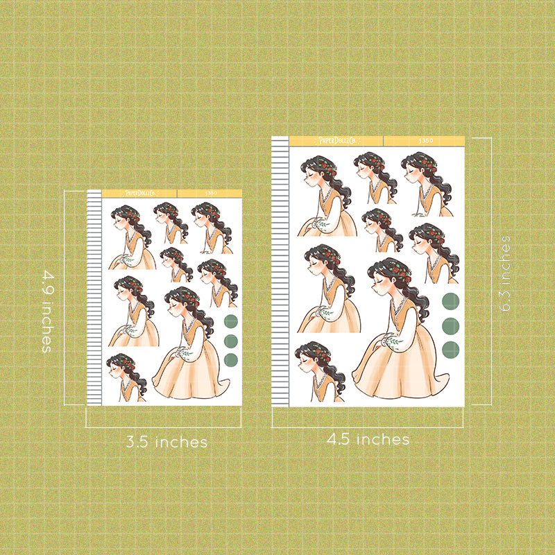 Farmlife | The Pretty Petal | Just Dolls Stickers | J350