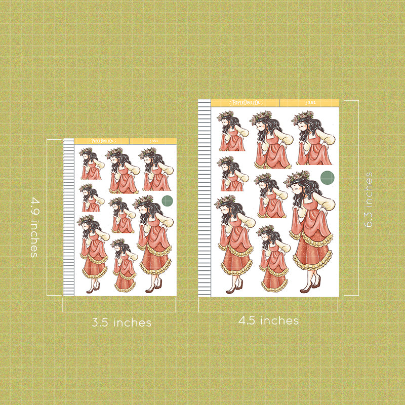 Artist | The Pretty Petal | Just Dolls Stickers | J351