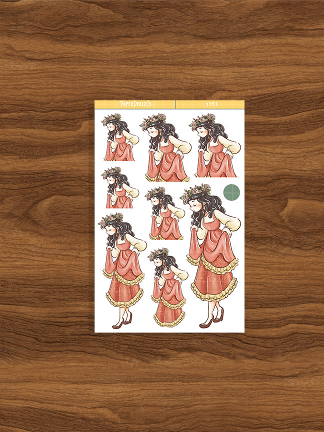 Artist | The Pretty Petal | Just Dolls Stickers | J351