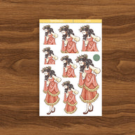 Artist | The Pretty Petal | Just Dolls Stickers | J351