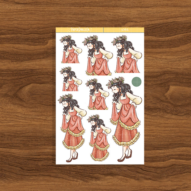 Artist | The Pretty Petal | Just Dolls Stickers | J351