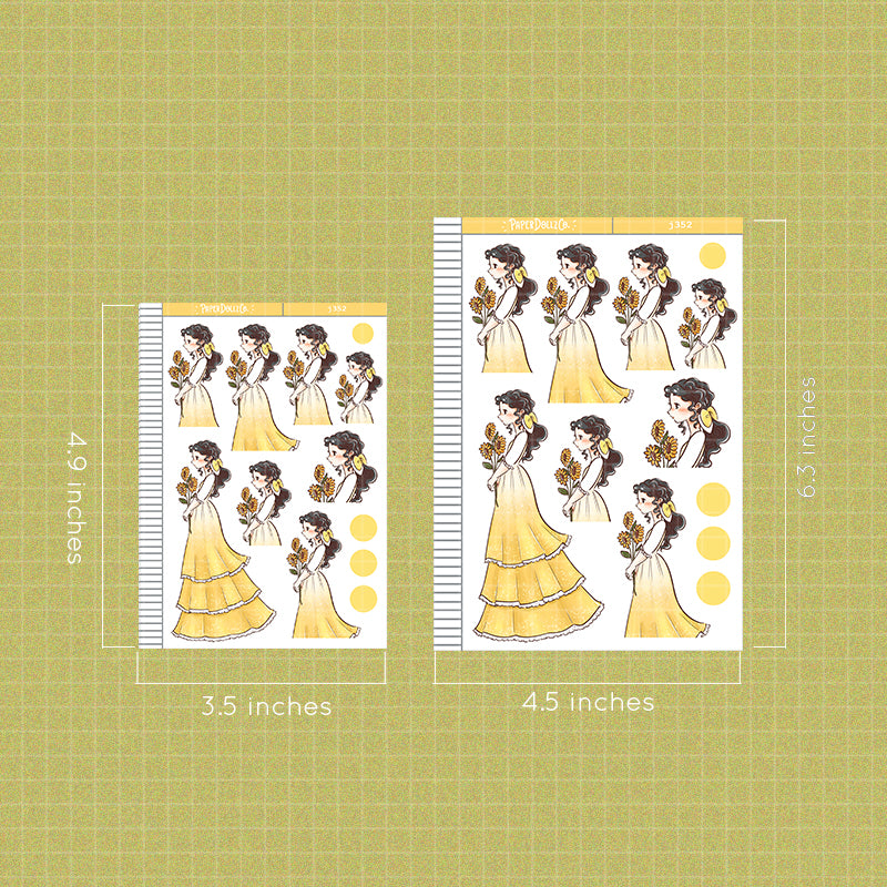 Vintage | The Pretty Petal | Just Dolls Stickers | J352