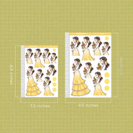 Vintage | The Pretty Petal | Just Dolls Stickers | J352