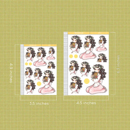 Blush | The Pretty Petal | Just Dolls Stickers | J353