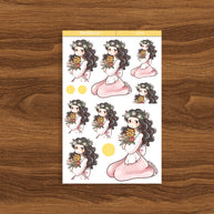 Blush | The Pretty Petal | Just Dolls Stickers | J353