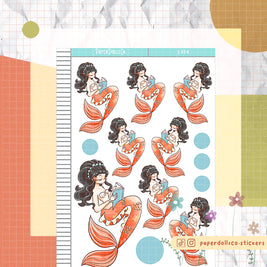 Bookish | The Modern Mermaids | Just Dolls Stickers | J356
