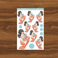 Bookish | The Modern Mermaids | Just Dolls Stickers | J356