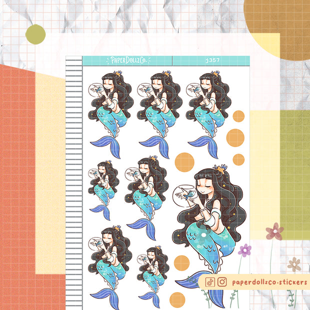 Zoophilist | The Modern Mermaids | Just Dolls Stickers | J357