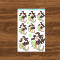 Stylish | The Modern Mermaids | Just Dolls Stickers | J358