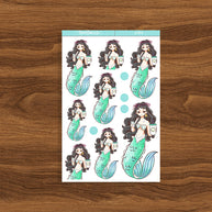 Coffeeholic | The Modern Mermaids | Just Dolls Stickers | J359