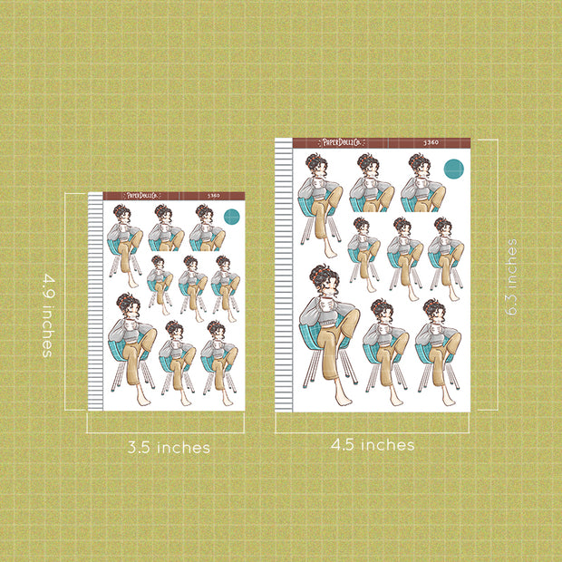 Cozy Coffee | Home Buddy | Just Dolls Stickers | J360