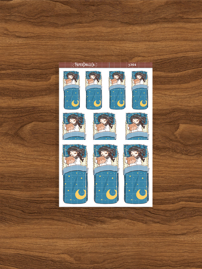 Goodnight | Home Buddy | Just Dolls Stickers | J364