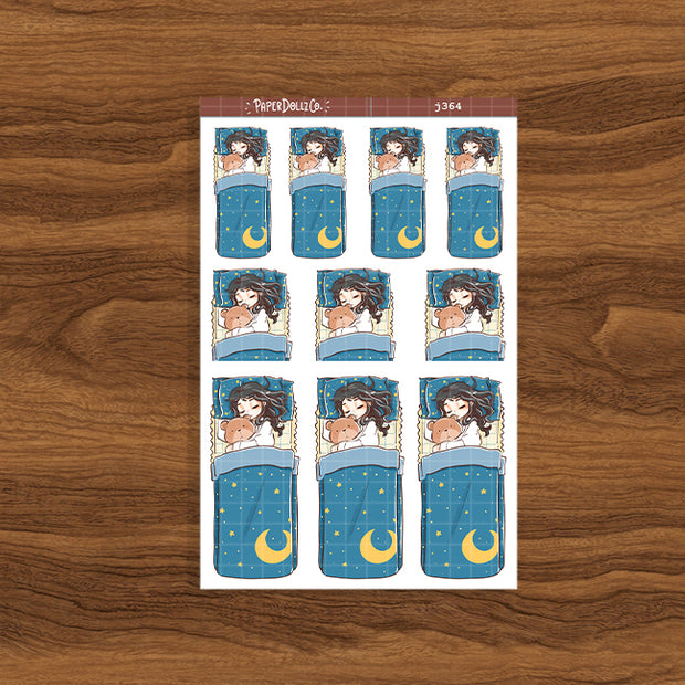 Goodnight | Home Buddy | Just Dolls Stickers | J364