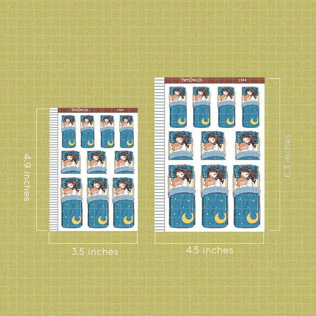 Goodnight | Home Buddy | Just Dolls Stickers | J364