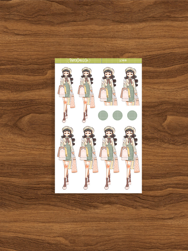 Shopping | Love Yourself | Just Dolls Stickers | J368
