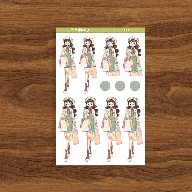 Shopping | Love Yourself | Just Dolls Stickers | J368