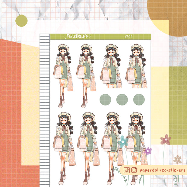 Shopping | Love Yourself | Just Dolls Stickers | J368
