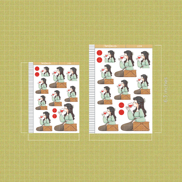 Wine and Cheese | Cottage Core | Just Dolls | J336